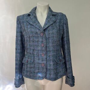Sag Harbor Tweed Jacket Lavender Blue